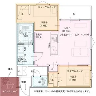 REGALEST-KLC塚本【202号室】の間取り