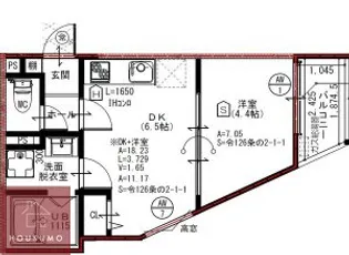 ART KISHIBE NORTH【302号室】の間取り