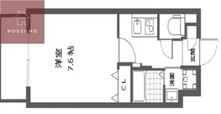 PARK HILLS今里Ray【9階】の間取り