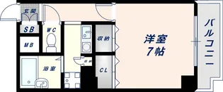 ザ・タワーハウス【202号室】の間取り