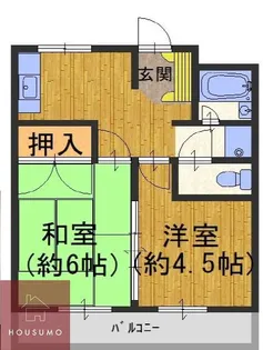 毛利マンション【4階】の間取り
