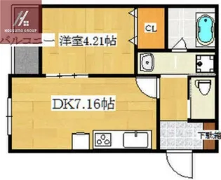 KTIレジデンス桃谷B【101号室】の間取り
