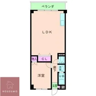 ハイツ泉ヶ丘【3階】の間取り