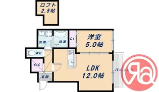 ハウスモメゾン大浜 A【3階】の間取り