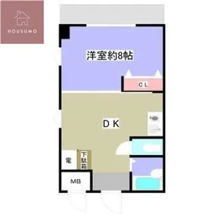 エクスペリエンス【205号室】の間取り