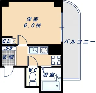 大阪府大阪市東成区東小橋1丁目【マンション】の間取り