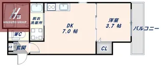 大阪府東大阪市小若江3丁目【アパート】の間取り