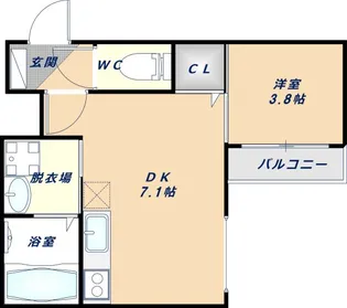 ジャカルタ519【1階】の間取り