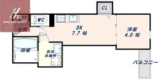 大阪府東大阪市小若江3丁目【アパート】の間取り