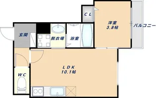 ジャカルタ519【2階】の間取り