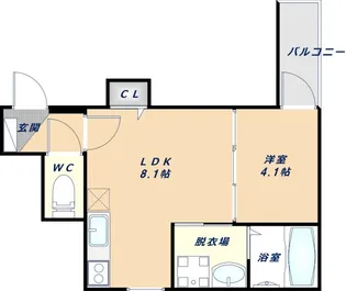 ジャカルタ519【3階】の間取り