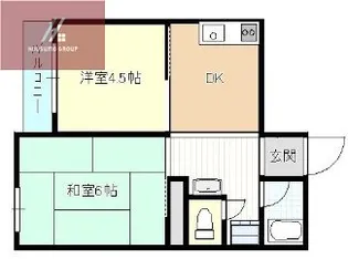 PALMIZIO平野西1 【201号室】の間取り