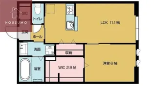 ユニグレイス【2階】の間取り