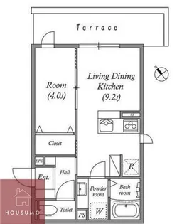 シリウス千里中央【102号室】の間取り