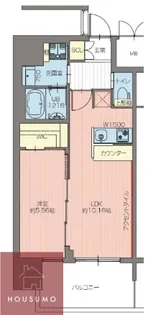 プレジオ西中島ASIAN【703号室】の間取り
