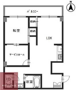 紙谷第1マンション【602号室】の間取り