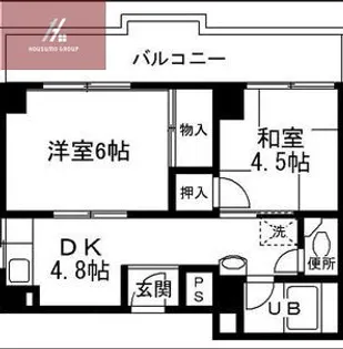大阪府大阪市平野区平野本町3丁目【マンション】の間取り