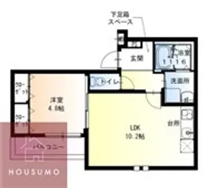フジパレス十三イースト【303号室】の間取り