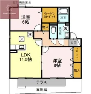 ヴィラージュC棟【2階】の間取り