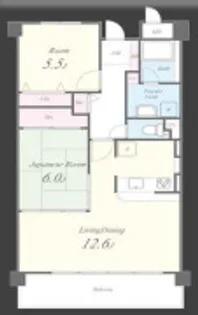 大阪府大阪市平野区加美東2丁目【マンション】の間取り