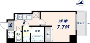 S-RESIDENCE緑橋駅前【12階】の間取り