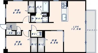 エスリード小阪ミッドゲート【504号室】の間取り