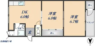 BFA池島【302号室】の間取り