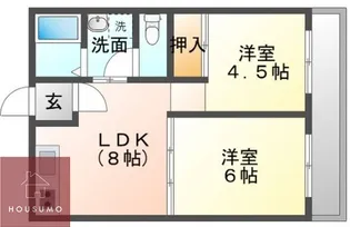 フェニックス豊中Ⅱ【301号室】の間取り