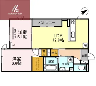 レジェンドサンガ【203号室】の間取り