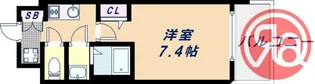 フォーリアライズ天王寺ヴァロール【8階】の間取り