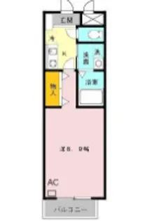 ジュネス・ブランドール【106号室】の間取り