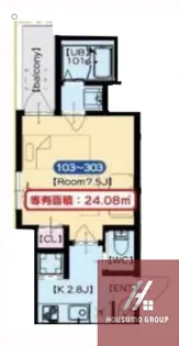 corallo あびこ【1階】の間取り