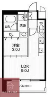アーバンフラッツ西中島【1105号室】の間取り