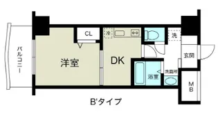 ノルデンハイム新大阪Ⅱ 【4階】の間取り