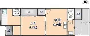 永楽荘【102号室】の間取り