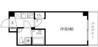SEST新大阪【8階】の間取り