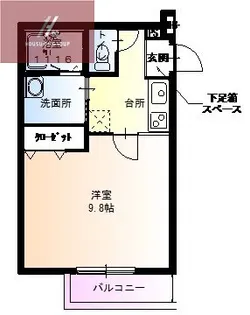 フジパレス喜連【3階】の間取り