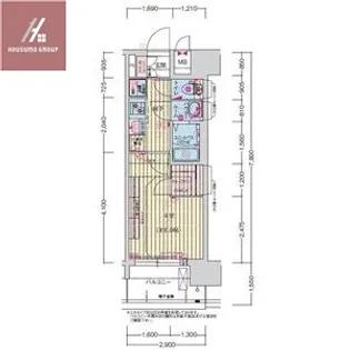 大阪府東大阪市長田西4丁目【マンション】の間取り