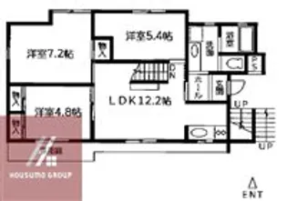 クリスタルアレイ【103号室】の間取り