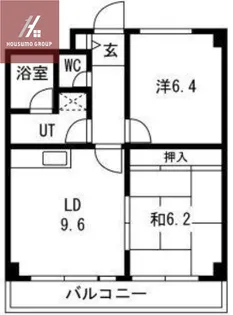 オルゴグラート長田【6階】の間取り