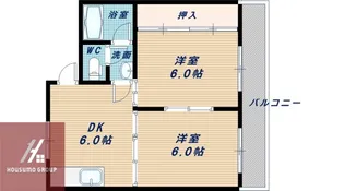 山陽マンション【302号室】の間取り