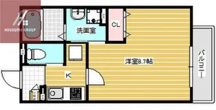 KTIレジデンス弥刀【2階】の間取り