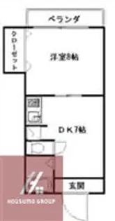 日照館【2階号室】の間取り