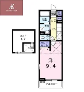 アバンツァ−トⅡ【206号室】の間取り