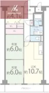 グランドゥール緑ヶ丘【402号室】の間取り