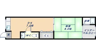 稲田大発マンション【225号室】の間取り