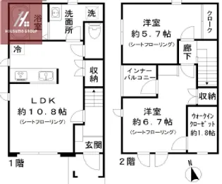 Vialetto片江の間取り