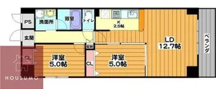 ルミネソレイユⅡ【301号室】の間取り