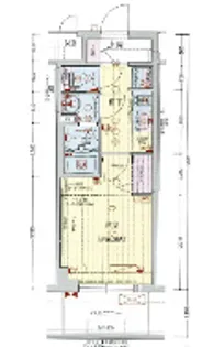 プレサンス新大阪ストリーム【802号室】の間取り