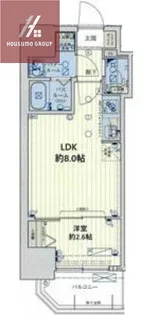 スワンズシティ大阪クレアスト【5階】の間取り